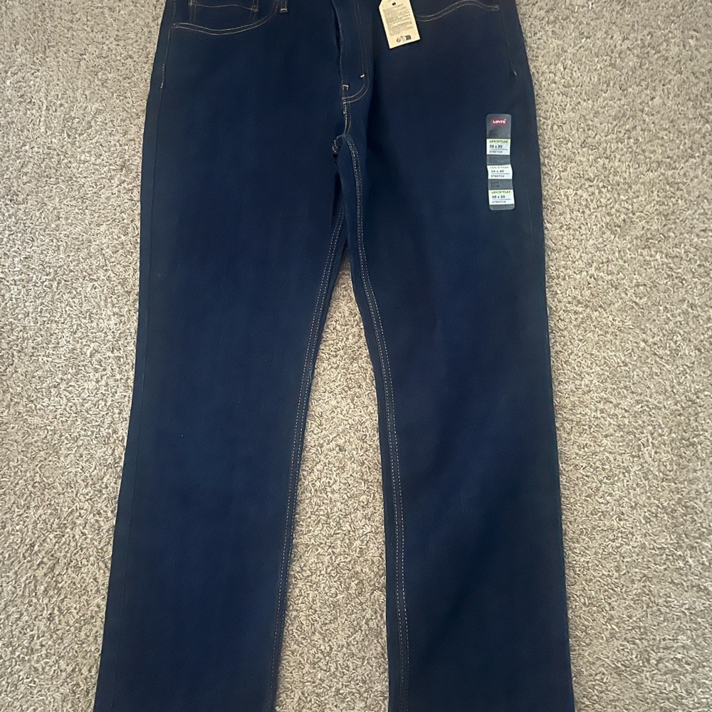 Levi's Dark Blue Straight Jeans